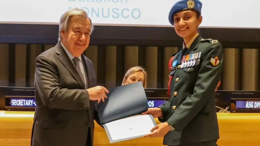 Major Swathi Shantha Kumar Wins UN Secretary Generals Award 2025