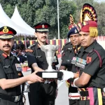 NCO Receiving Trophy