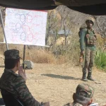 Officer Cadet in Exercise