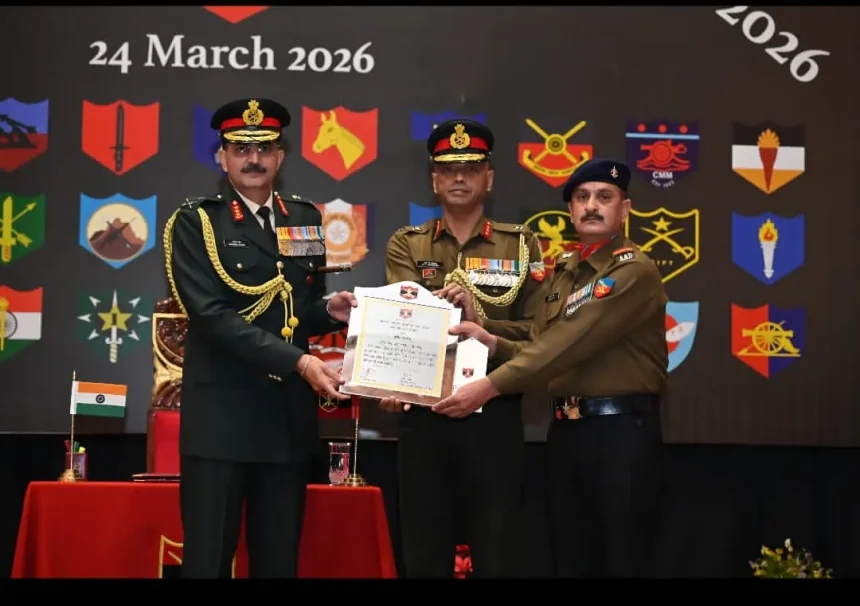 Officer Getting Award 1