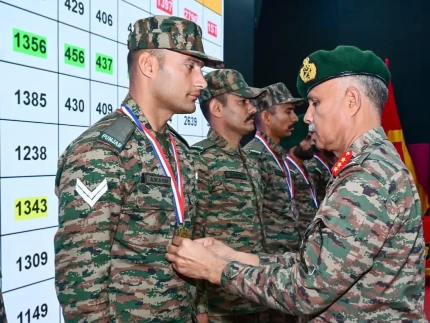 Officer Giving Medal