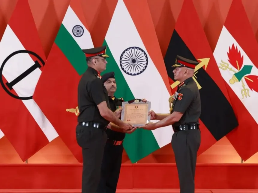 Officer Receicving Award