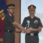 Officer Receiving Prize