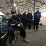 Officer Using VR