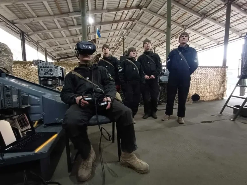 Officer Using VR