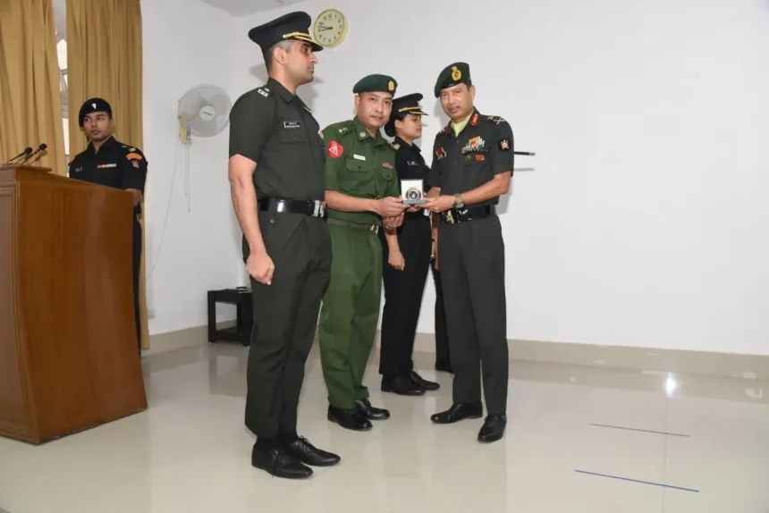 Officers Getting Award