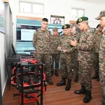 Officers Reviewing Drones