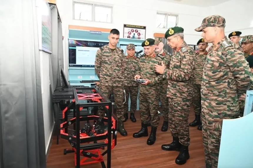 Officers Reviewing Drones