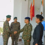 Officers Shaking Hands