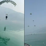 Paratroopers Landing