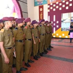 Sainik School Cadets Getting Instructed