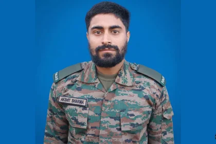 Sepoy Akshit Sharma of 9 Punjab Makes Supreme Sacrifice During Training Exercise in J&K