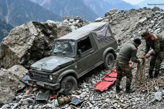 Two Army Personnel Killed as Vehicle Plunges into Ditch in Arunachal Pradesh's Upper Subansiri District