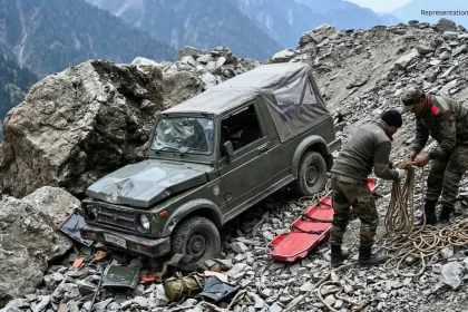 Two Army Personnel Killed as Vehicle Plunges into Ditch in Arunachal Pradesh's Upper Subansiri District