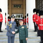 Air Chief Marshal Sir Richard Knighton and CDS General Anil Chauhan