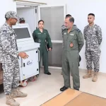 Air Marshal IS Walia Reviewing