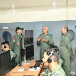 Air Marshal S Shrinivas Reviewing