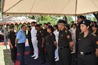 Air Marshal Sandeep Thareja Interacting