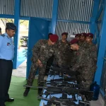 Air Mshl B Manikantan Reviewing