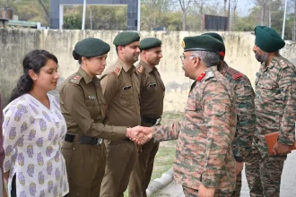 Brig Arun Bhardwaj Shaking Hands