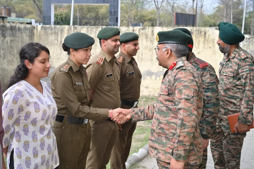 Brig Arun Bhardwaj Shaking Hands