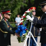 COAS Gen Dwivedi at Arlington National Cemetery