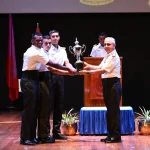 Cadets Receiving Trophy