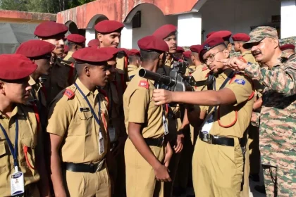 Cadets Using Equipment