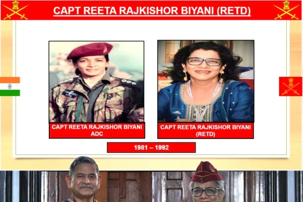 Capt Biyani with Award