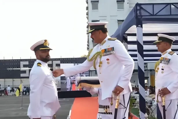 Captain Saurabh Kumar Being Commended