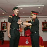 Gen Dwivedi Commending Officer
