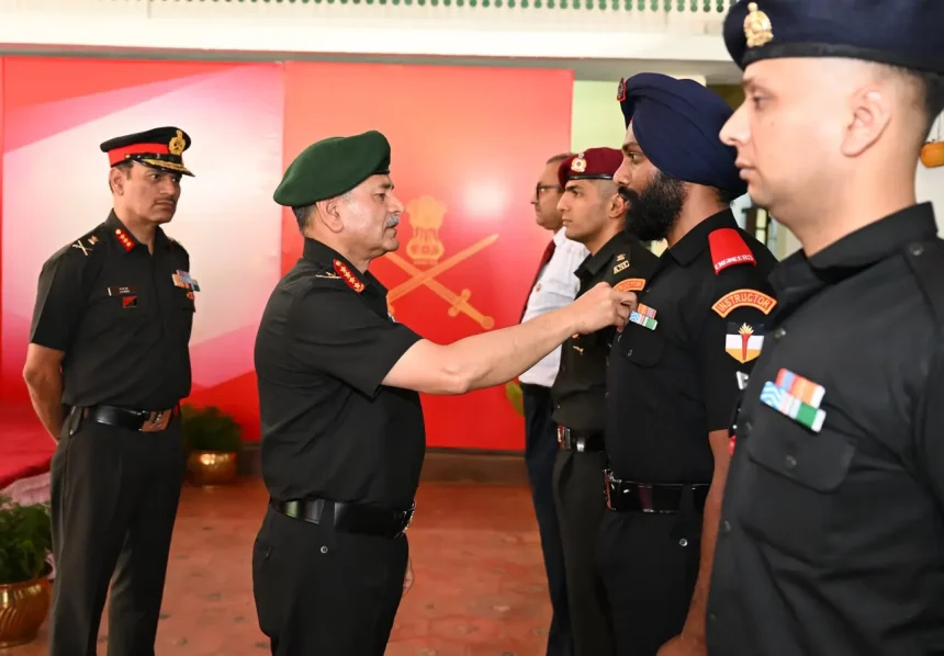 Gen Dwivedi Commending