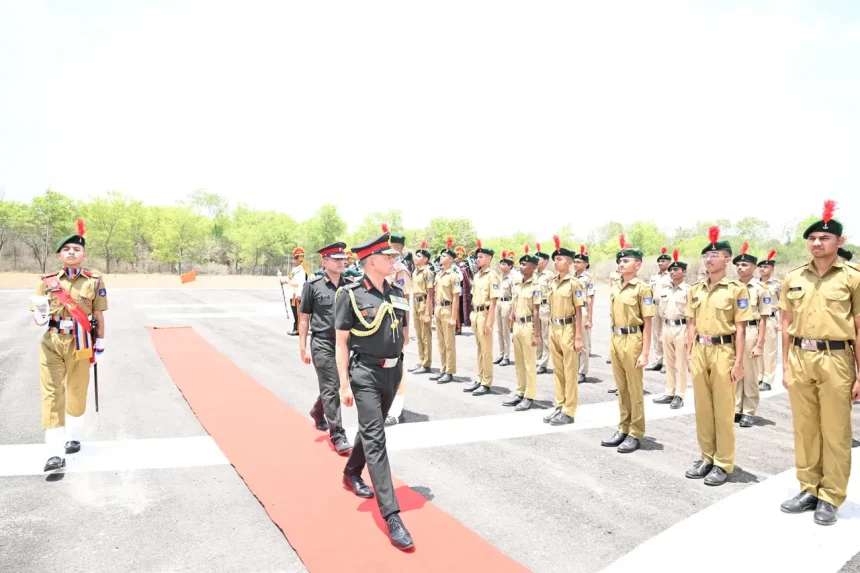 General Dwivedi at Sainik School Rewa