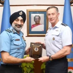 General Kevin B. Schneider and Air Chief Marshal AP Singh