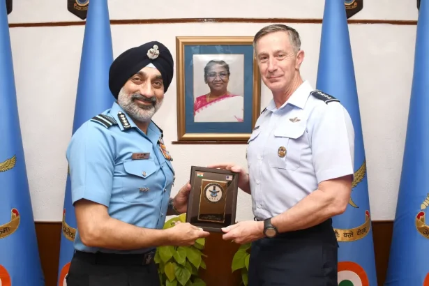 General Kevin B. Schneider and Air Chief Marshal AP Singh