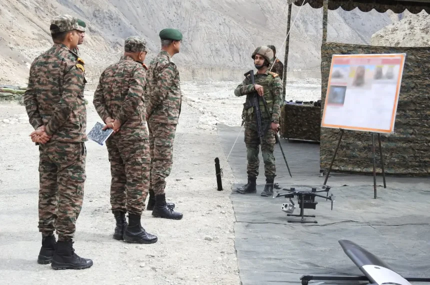 Lt Gen DG Misra Reviewing 1