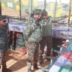 Lt Gen DG Misra Reviewing