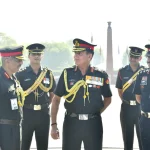 Lt Gen Dhiraj Seth and Other Officers