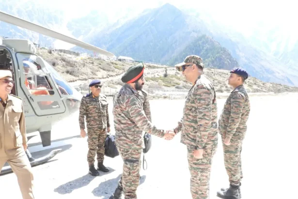 Lt Gen Harpal Singh Shaking Hands
