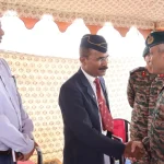 Lt Gen Neeraj Shukla Shaking Hands
