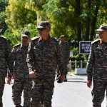 Lt Gen PK Mishra with Other Officers
