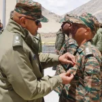 Lt Gen Pratik Sharma Commending