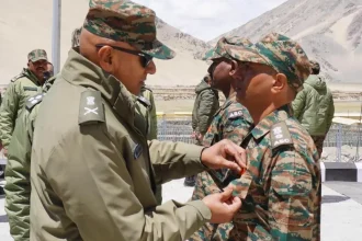 Lt Gen Pratik Sharma Commending