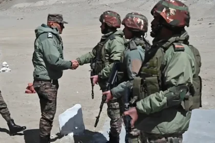 Lt Gen Pratik Sharma Shaking Hands 1