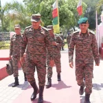 Lt Gen Pratik Sharma with Officers