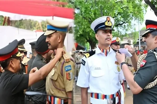 Lt Gen Pushkar Commending