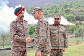 Lt Gen Sharma Shaking Hands 2