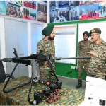 Lt Gen VMB Krishnan Reviewing Drone
