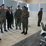 Lt Gen Vijay B Nair Reviewing