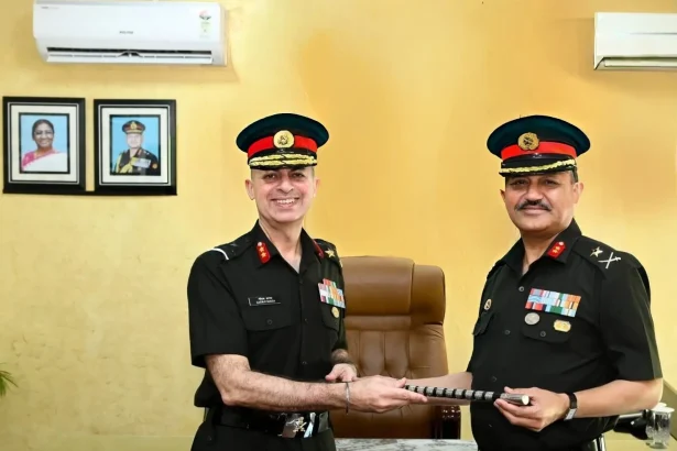Maj Gen Anuj Kumar Mohla Taking Over